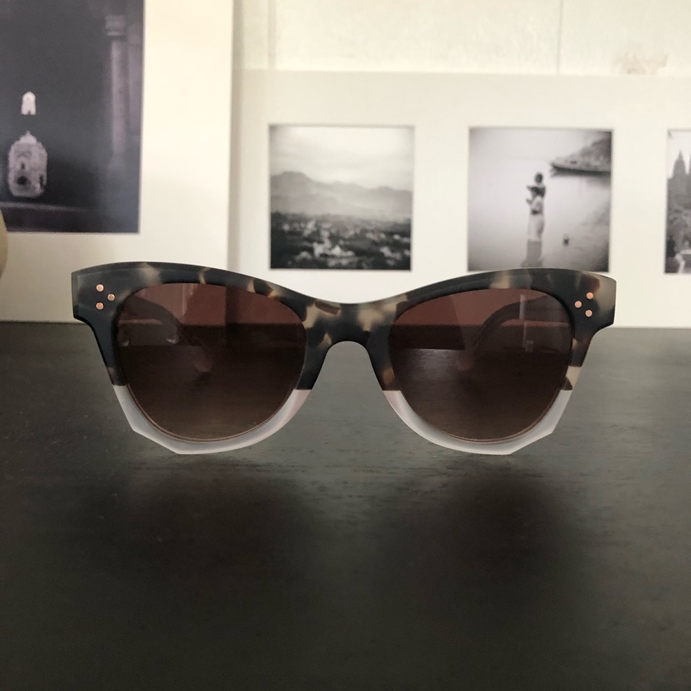 KREWE Sunglasses Aubry. Brand new. Really gorgeous Matte Malt to Crystal.